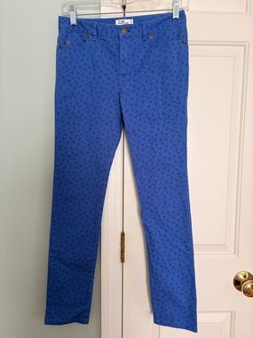 NWOT Girls Vineyard Vines Blue Anchor-Print Pants
